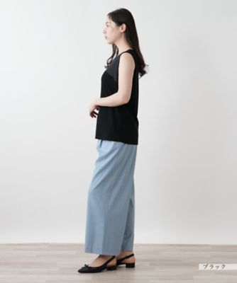 店舗人気】異素材切替タンクトップ | Leilian plus house (Women