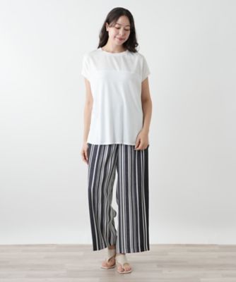 【店舗人気】異素材切替カットソー