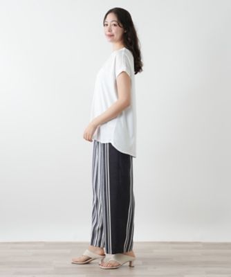 【店舗人気】異素材切替カットソー
