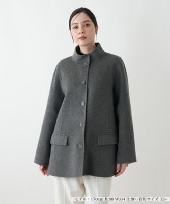 店頭人気】コート【深喜毛織】 | Leilian plus house (Women/大きい