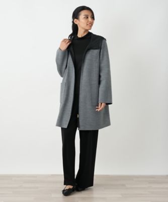 【新品】レリアンプラスハウス　ロングコート定価154,000円 コート | Leilian plus house (Women/大きいサイズ)/レリアン プラス