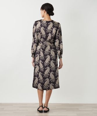 ペイズリー柄ワンピース【ROCHAS Premiere