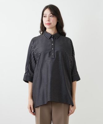 【大きいサイズ13号】ROCHAS レリアン コットンペイズリーペプラムブラウス 大きいサイズ13号】ROCHAS レリアン コットンペイズリーペプラム