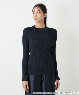 ＜Leilian plus house (Women/大きいサイズ)＞セーター【ＢＯＵＲＧＥ】