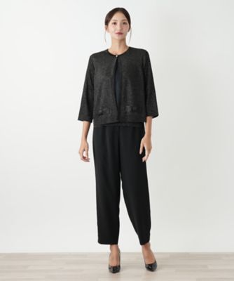 ⭐️新品⭐️Leilianレリアン　ラメ入りコットンニット　サイズ13＋ レリアン Leilian 大きいサイズ 13+ ラメニット 上品 - トップス