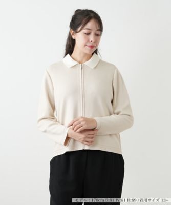 ＜Leilian plus house (Women/大きいサイズ)＞２ＷＡＹジャケット【ＢＯＵＲＧＥ】