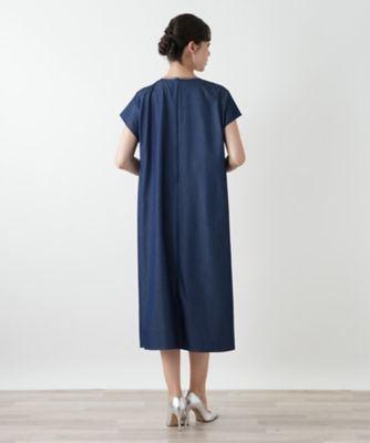 美品 Leilian レリアン 花柄ワンピース 13＋大きいサイズ 日本製 黒白 刺繍フレアワンピース【プラス企画】 | Leilian plus house