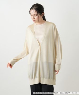 ラメロングカーディガン【BOURGE】 | Leilian plus house