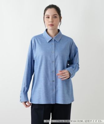 ＜Leilian plus house (Women/大きいサイズ)＞レギュラーカラーブラウス