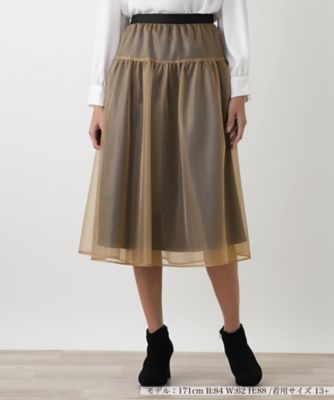 ＜Leilian plus house (Women/大きいサイズ)＞スカート【ＢＯＵＲＧＥ】