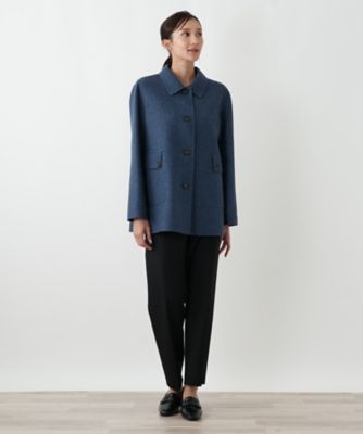 美品✨レリアン 羊革ジャケット 刺繍 13+ 大きいサイズ ブルー系 美品✨レリアン 羊革ジャケット 刺繍 13+ 大きいサイズ ブルー系 美品