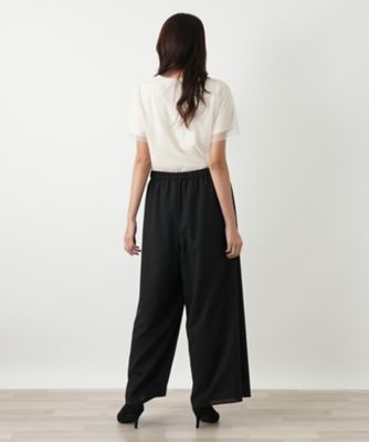 ワイドパンツ【BOURGE】 | Leilian plus house (Women