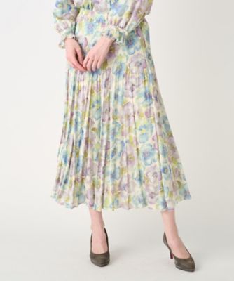 ＜Leilian plus house (Women/大きいサイズ)＞プリーツスカート