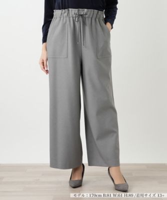 ＜Leilian plus house (Women/大きいサイズ)＞ワイドパンツ