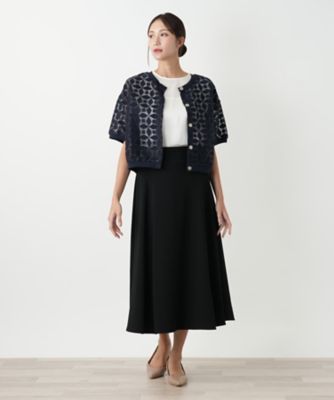 美品 レリアン プラスハウス ノーカラーライトジャケット 大きいサイズ 店舗人気】ノーカラージャケット | Leilian plus house (Women