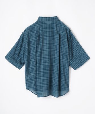 シアーチェックブラウス【Ｌｅｉｌｉａｎ　ＷＨＩＴＥ　ＬＡＢＥＬ】