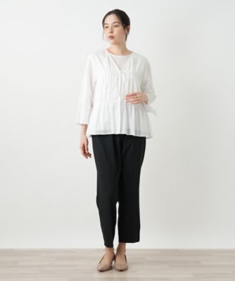 Vネックブラウス【BOURGE】 | Leilian plus house (Women