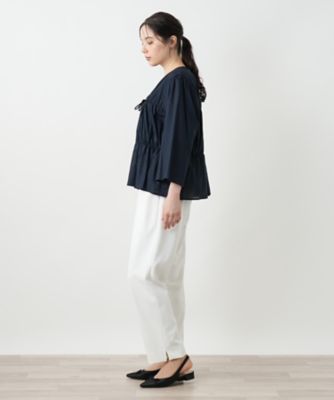 Leilian / レリアン Vネックブラウス Vネックブラウス【BOURGE】 | Leilian plus house (Women