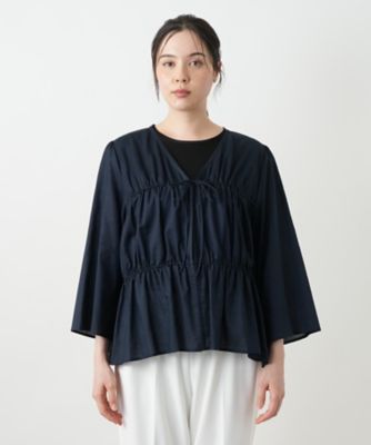 Leilian PLUS HOUSE / レリアンプラスハウス クルーネックニット【LORO PIANA】【BOURGE】 クルーネックニット【LORO PIANA】【BOURGE】|レリアン プラス