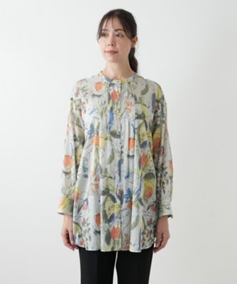 Leilian PLUS HOUSE / レリアンプラスハウス 羽織ブラウス【ROCHAS Premiere】 羽織ブラウス【ROCHAS Premiere】|レリアン プラスハウス