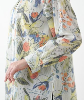 Leilian PLUS HOUSE / レリアンプラスハウス プリントブラウス【MUSE BY ROCHAS Premiere】 プリントブラウス【MUSE BY ROCHAS