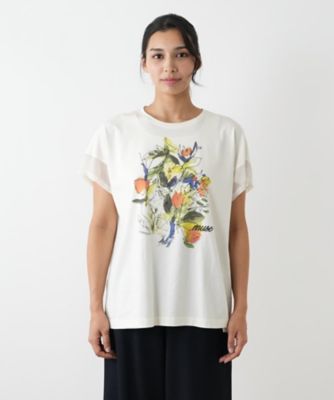 美品　2023近年モデルレリアン Leilian ブラウス　Tシャツ 白 美品 2023近年モデルレリアン Leilian ブラウス Tシャツ 白