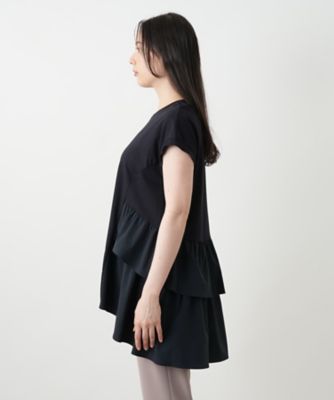 極美品*レリアンプラスハウス ティアードフリルブラウス チュニック 大きいサイズ 極美品*レリアンプラスハウス ティアードフリルブラウス