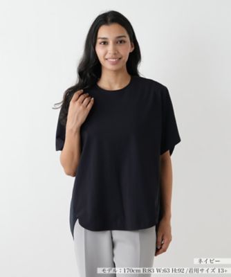 ⭐️新品⭐️Leilianレリアン　異素材カットソー　サイズ13＋　大きめサイズ プリントカットソー | Leilian (Women)/レリアン | 三越伊勢丹
