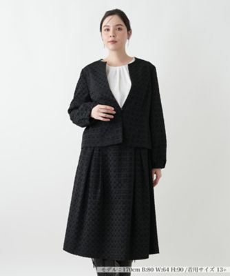 【送料無料】Leilian plus house (Women/大きいサイズ)/レリアン プラスハウス スーツ 99クロ 【三越伊勢丹/公式】