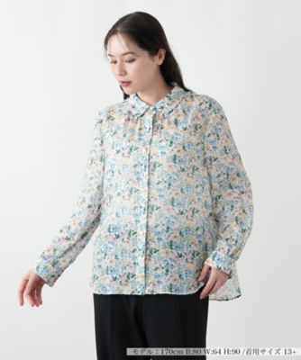 シャツブラウス | Leilian plus house (Women/大きいサイズ