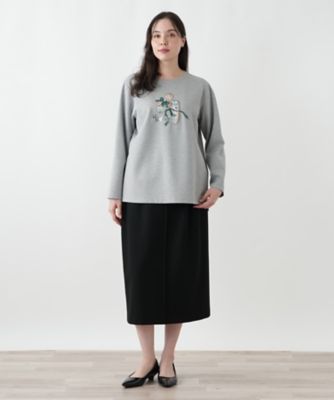 ⭐️新品⭐️Leilianレリアン　カーキロングカットソー　サイズ13＋ ⭐️新品⭐️Leilianレリアン カーキロングカットソー サイズ