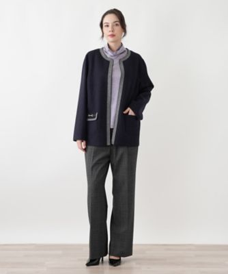 ニットジャケット | Leilian plus house (Women/大きいサイズ