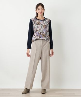 ワイドパンツ | Leilian plus house (Women/大きいサイズ)/レリアン