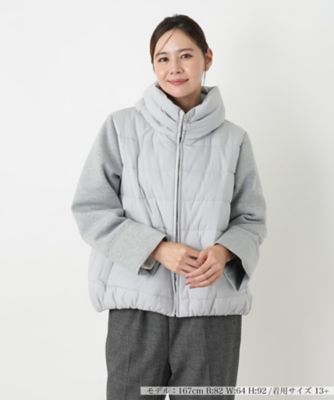 【送料無料】Leilian plus house (Women/大きいサイズ)/レリアン プラスハウス ジャケット 93ライトグレー コート・ジャケット【三越伊勢丹/公式】