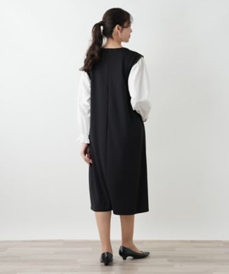 美品✨️レリアンロングワンピース チェック 毛 プラスハウス 大きいサイズ 13+ ワンピース | Leilian plus house (Women/大きいサイズ