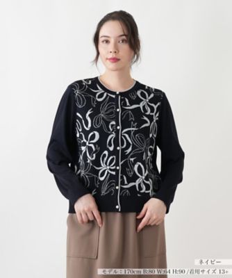 ＜Leilian plus house (Women/大きいサイズ)＞カーディガン