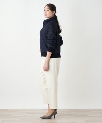 F396 美品 XL 13+ レリアン プラスハウス リバーシブル レディース ブルゾン | Leilian plus house (Women/大きいサイズ)/レリアン