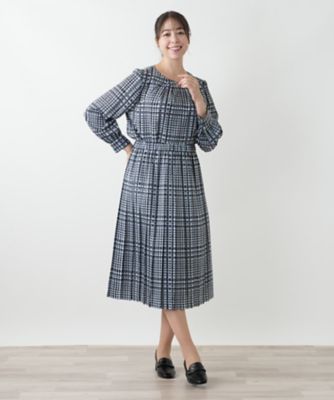 Leilian レリアン　プラスハウス　プリーツスカート　ワンピース　XL プリーツスカート | Leilian plus house (Women/大きいサイズ