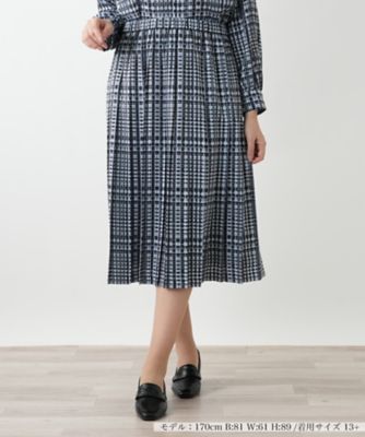 ＜Leilian plus house (Women/大きいサイズ)＞プリーツスカート