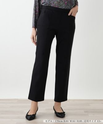 美品 LEILIAN レリアン プラスハウス ストレッチスリムパンツ 17+ 美品 LEILIAN レリアン プラスハウス ストレッチスリムパンツ 17