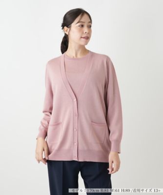 ＜Leilian plus house (Women/大きいサイズ)＞カーディガン