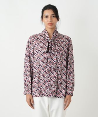 レリアン　新品タグ付き 13＋ブラウス 近年モデル ラベンダー系 大きいサイズ レリアン 新品タグ付き 13＋ブラウス 近年モデル ラベンダー系