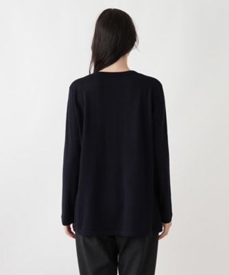 ⭐️新品⭐️Leilianレリアン　黒　七分袖チュニックワンピース　サイズ13＋ a レリアン Leilian チュニック 13+ 黒 ブラック 大きいサイズ 七分袖