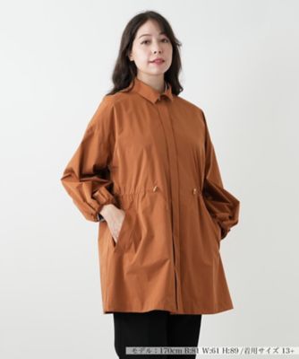 【送料無料】Leilian plus house (Women/大きいサイズ)/レリアン プラスハウス 比翼ブラウス 68オレンジ トップス【三越伊勢丹/公式】