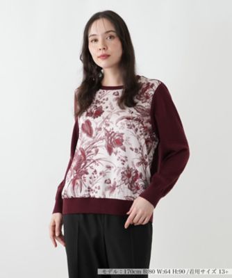 【送料無料】Leilian plus house (Women/大きいサイズ)/レリアン プラスハウス セーター【ROCHAS Premiere】72ピンク トップス【三越伊勢丹/公式】