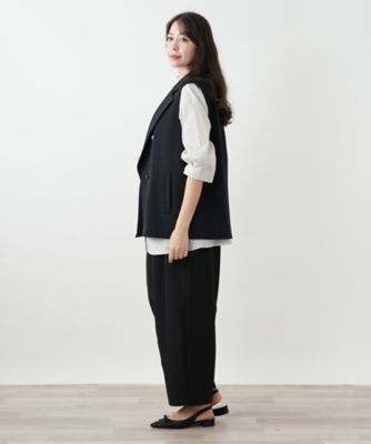 ラペルドダブルベスト【NEMIKA】 | Leilian plus house (Women