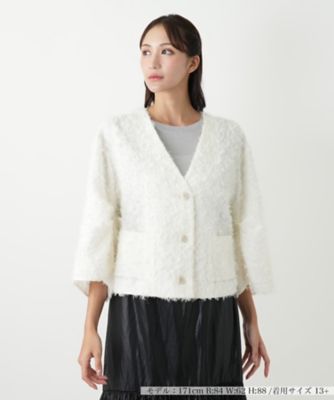 ＜Leilian plus house (Women/大きいサイズ)＞フェザーライクジャケット【ＮＥＭＩＫＡ】
