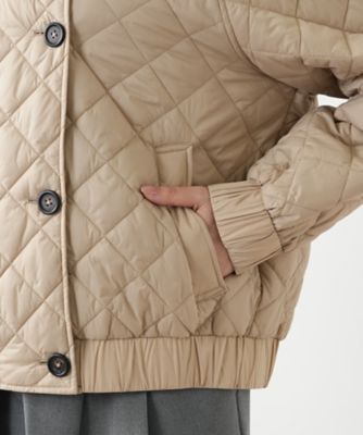 レリアン　大きいサイズ　キルティングライナー付き　シルク混　ウール　ジャケット レリアン 大きいサイズ キルティングライナー付き シルク混