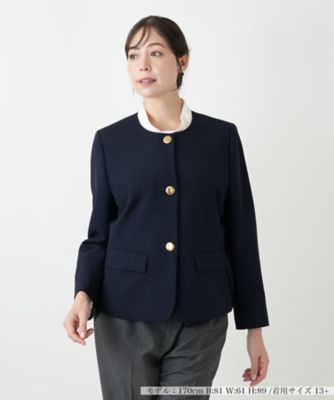 ＜Leilian plus house (Women/大きいサイズ)＞ジャケット【ＲＯＣＨＡＳ　Ｐｒｅｍｉｅｒｅ】