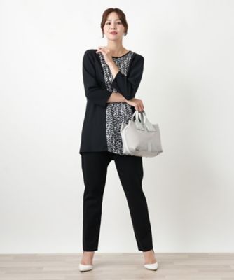 ＜Leilian plus house (Women/大きいサイズ)＞【ウォッシャブル】パンツ【プラス企画】